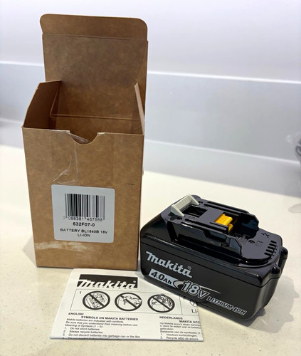 Makita bl1840b 18v 0ah - makita, 4.0ah