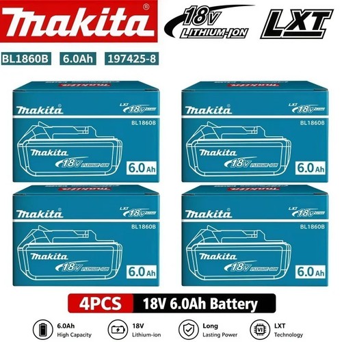 Genuine makita 6ah 18v - 4x,