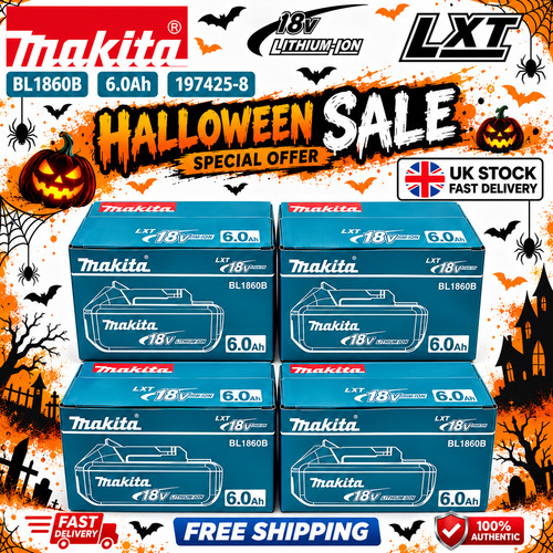 Genuine makita 6ah 18v - 4x,