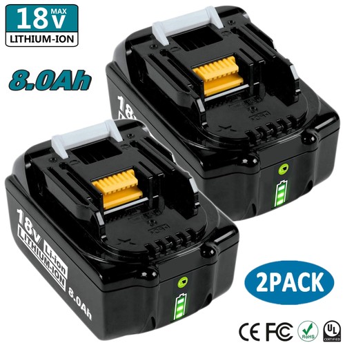 2pack for makita 18v 8ah - for,