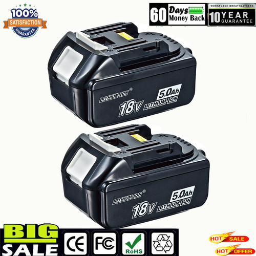 2pack 0ah replace - 5.0ah, battery