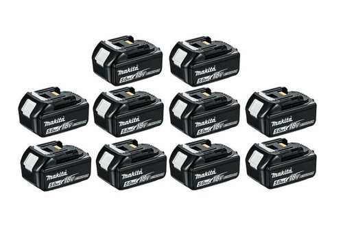 Genuine makita 18v 0ah - makita, 5.0ah