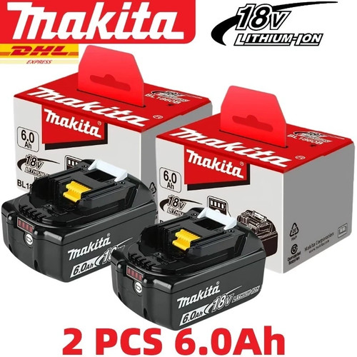 Pack genuine makita 6ah - of,