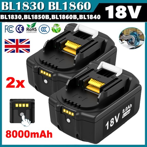 2pack 0ah battery - 8.0ah, makita
