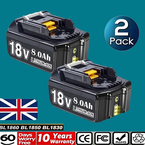 Packs 0ah for makita 18v - 8.0ah,