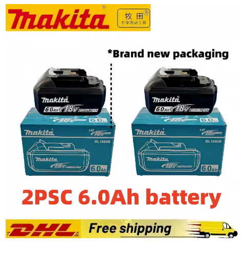 Makita 18v 0ah battery - 6.0ah,