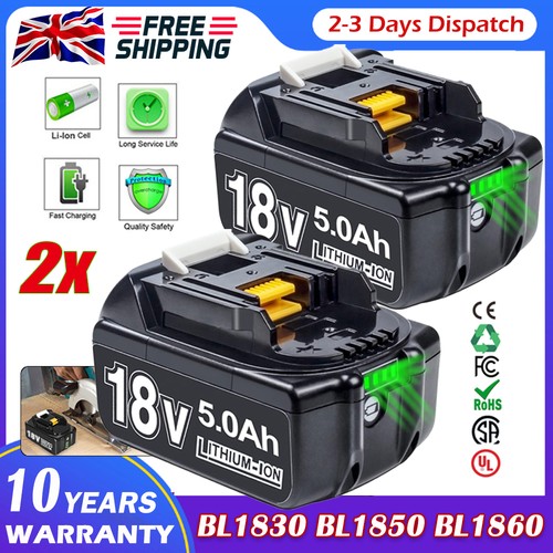 Pack bl1860b 18v - 18v, 6.0ah